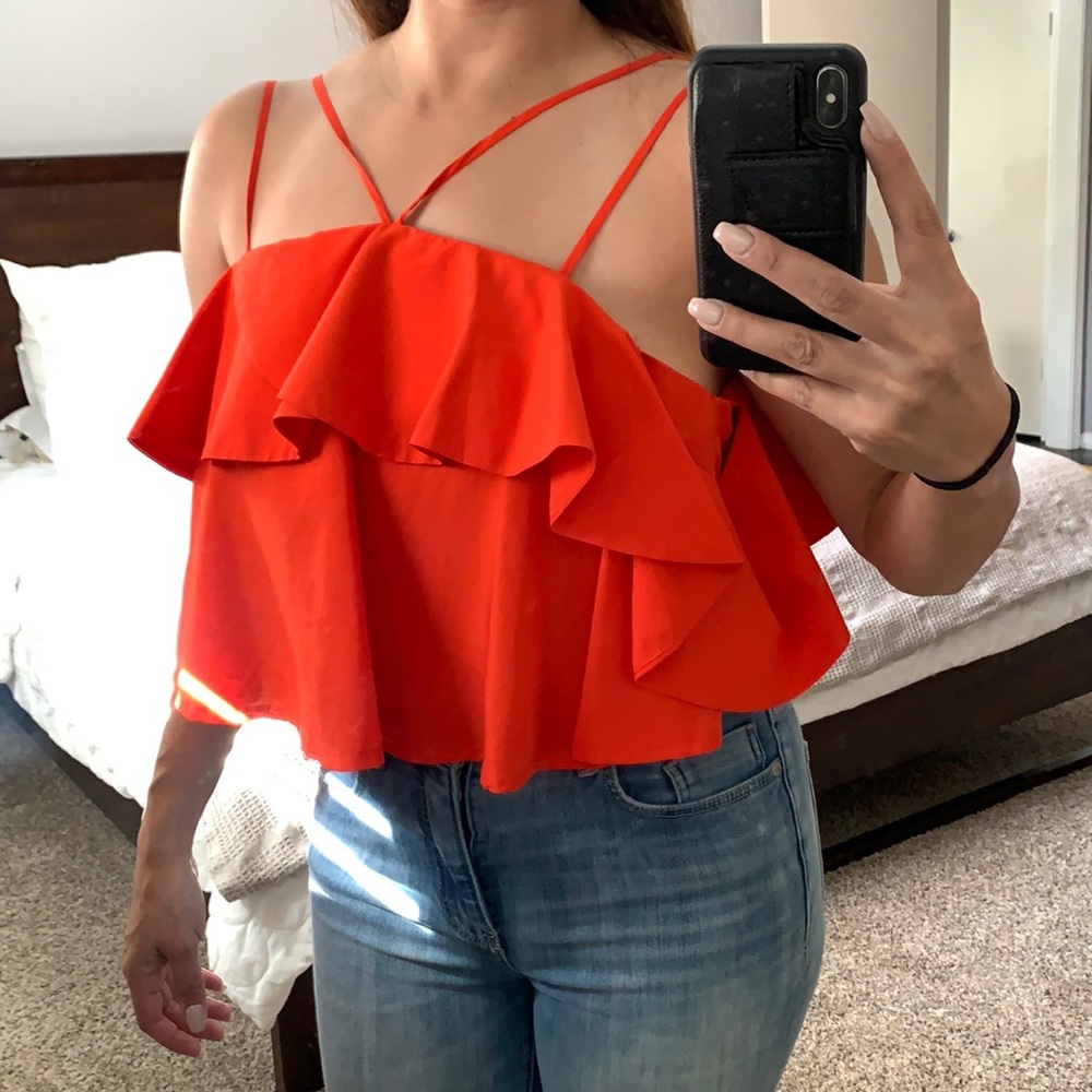 Essue~ red blouse